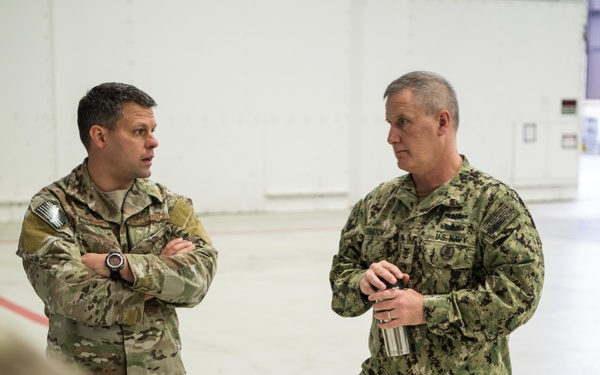 Fleet Master Chief Addington Visits 352 SOW