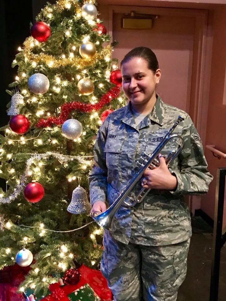 Airman 1st Class Ally Hany Performs First Concert with U.S. Air Force Band of the Golden West