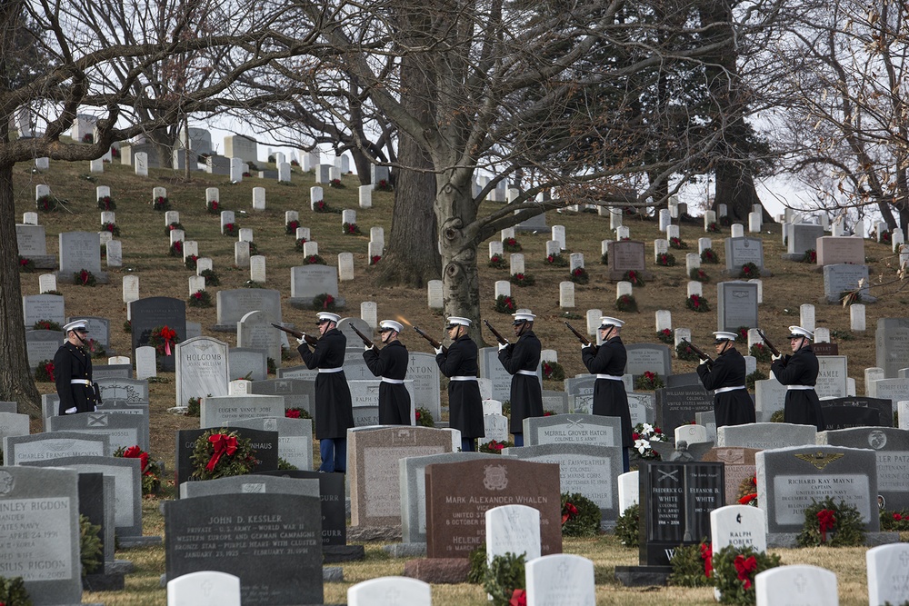 U.S Marine Corps Full Honors Funeral at Arlington National Cemetery