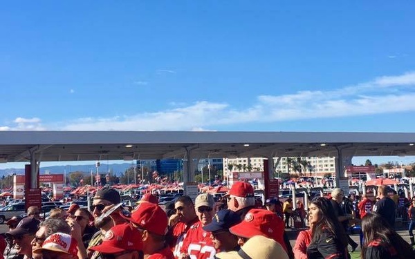 U.S. Air Force Band of the Golden West Plays at 49ers Stadium