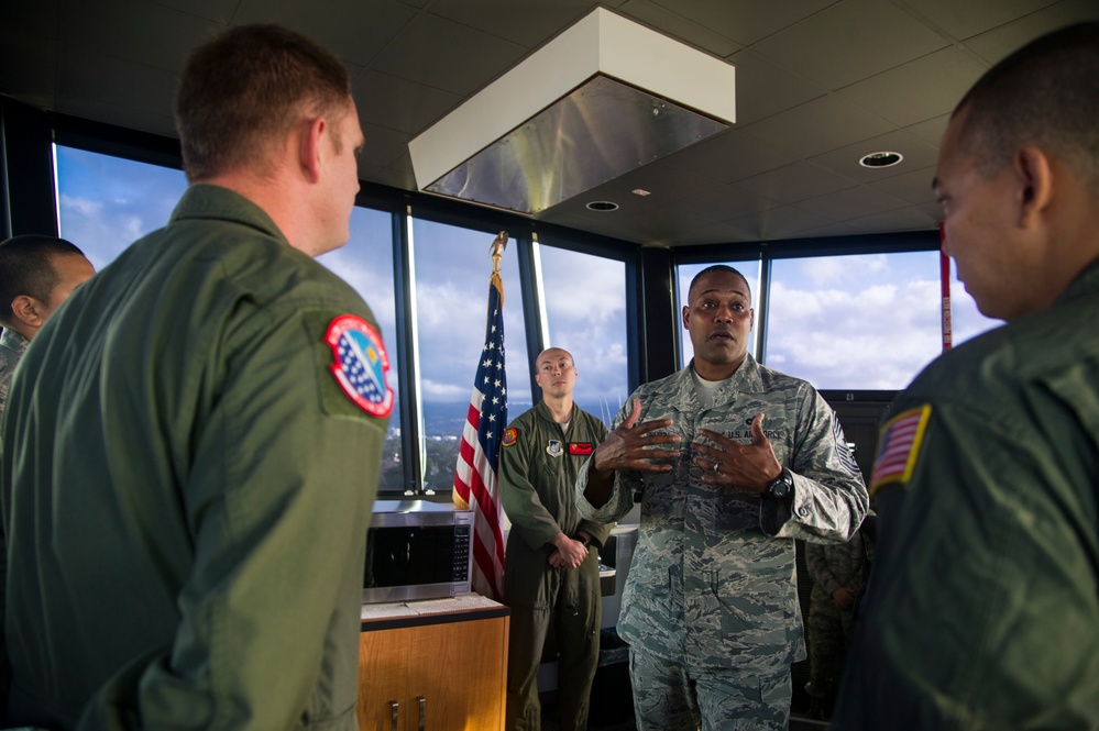 15th Wing welcomes PACAF command chief during immersion tour