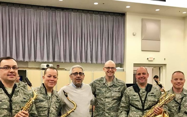 U.S. Air Force Band of the Golden West Commissions Norman David Piece Featuring Saxophone