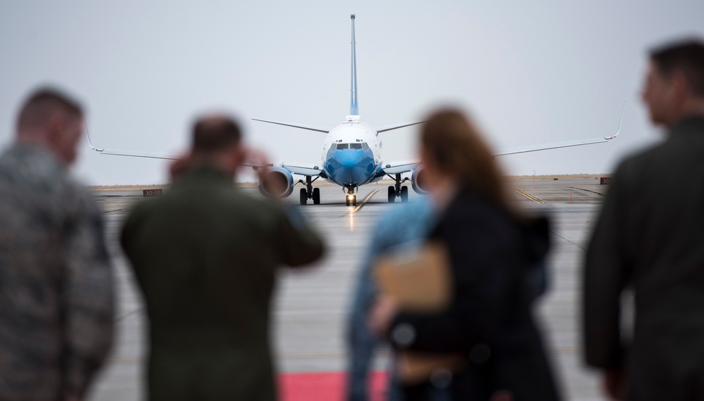 Defense Secretary James N. Mattis visits Mountain Home Air Force Base