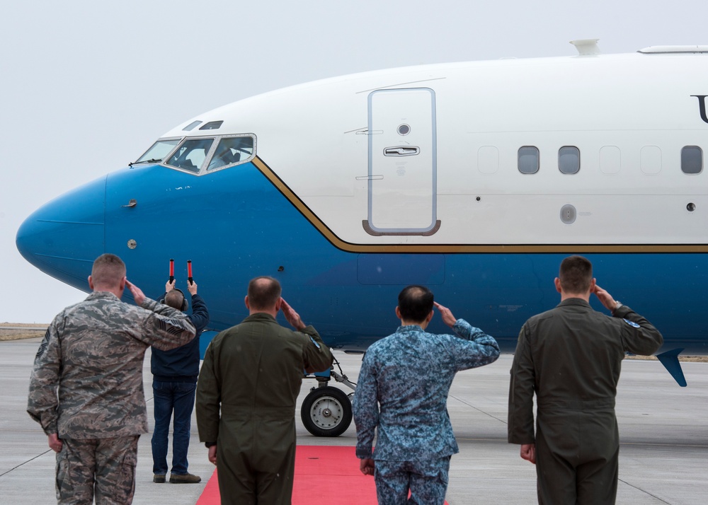 Defense Secretary James N. Mattis visits Mountain Home Air Force Base
