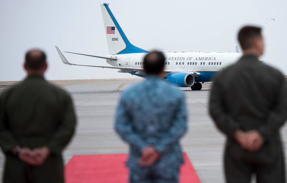 Defense Secretary James N. Mattis visits Mountain Home Air Force Base
