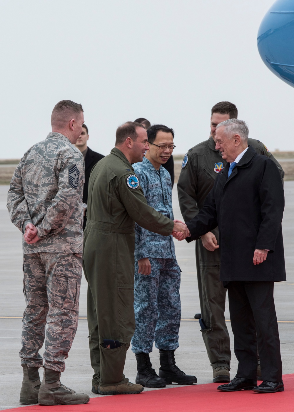 Defense Secretary James N. Mattis visits Mountain Home Air Force Base