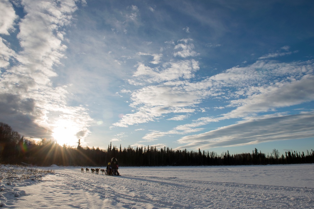 673d FSS and JBER Life offer dog sled rides to Hillberg Ski Area visitors