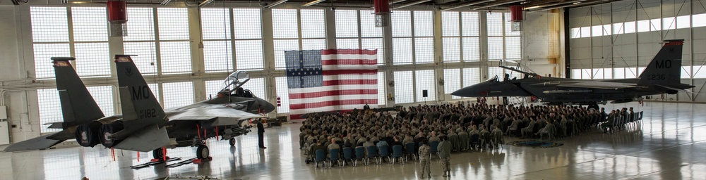 Defense Secretary James N. Mattis visits Mountain Home Air Force Base