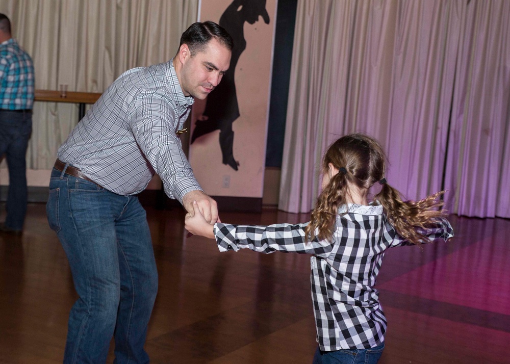 Daddys, daughter saddle up to dance night away