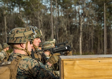 BLT 2/6 Holds 40mm Grenade Launcher Live Fire Shooting Range