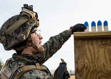 BLT 2/6 Holds 40mm Grenade Launcher Live Fire Shooting Range