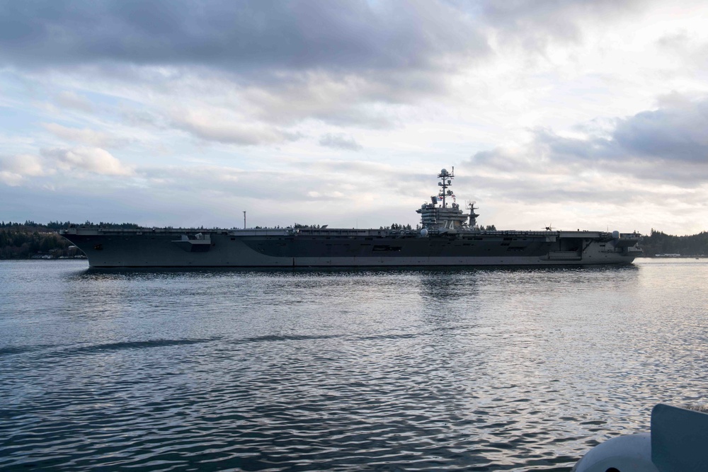 John C. Stennis Gets Underway