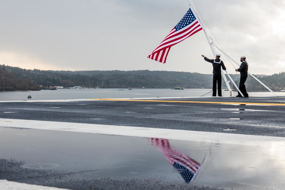 John C. Stennis Gets Underway