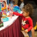 Military families enjoy a Winter Wonderland themed dinner aboard Camp Foster