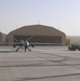 MQ-9 Reaper take off and maintenance