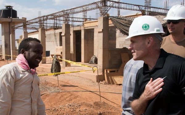 Seabees at Ali Oune Village