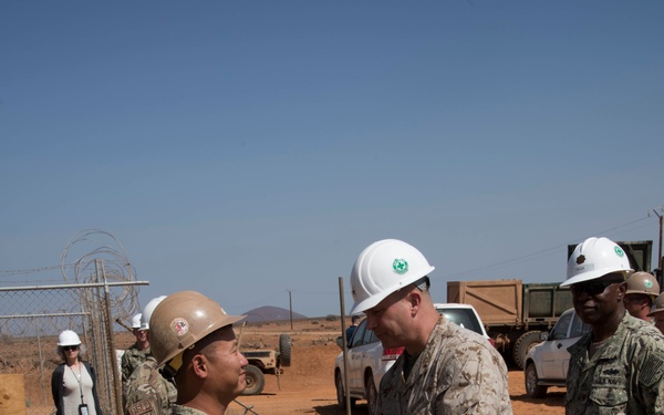 Seabees at Ali Oune Village