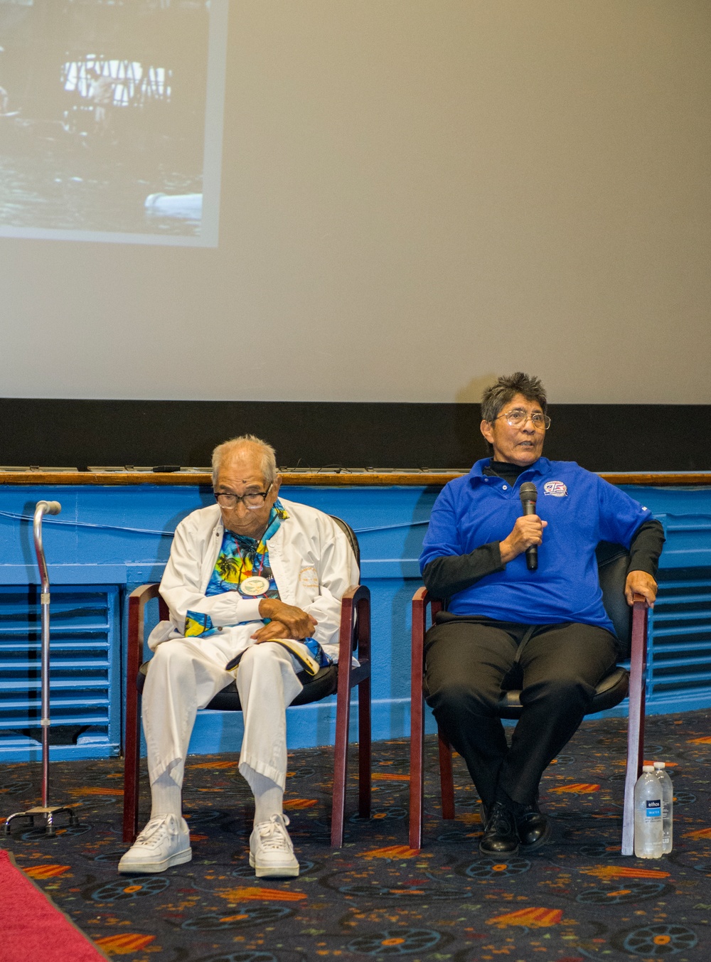 Oldest Pearl Harbor survivor visits with LCS Sailors at Naval Base San Diego