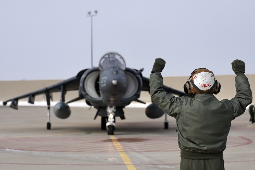 180th Fighter Wing Trains with 231st Marine Attack Squadron