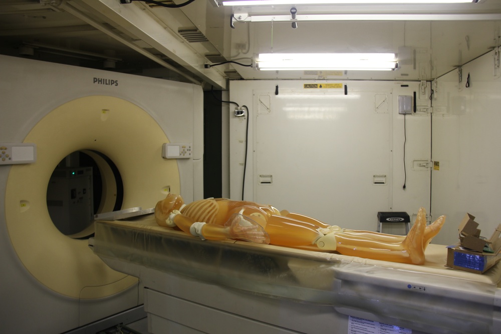 CT scanner at Fort McCoy's RTS-Medical