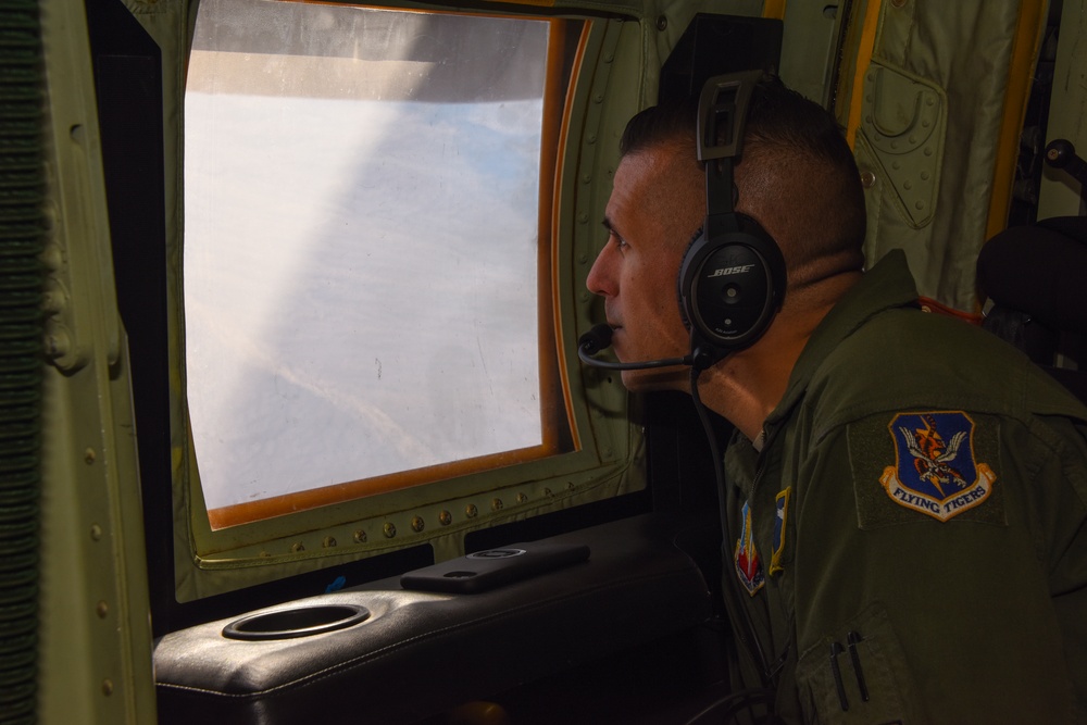 79th Rescue Squadron performs aerial refueling