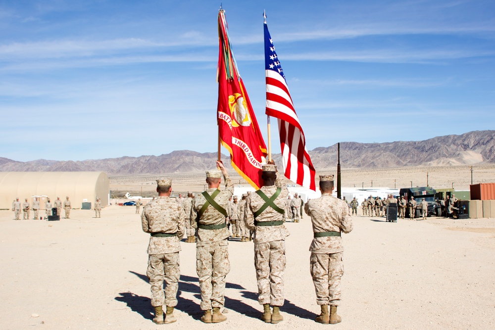 Color Guard at Post and Relief