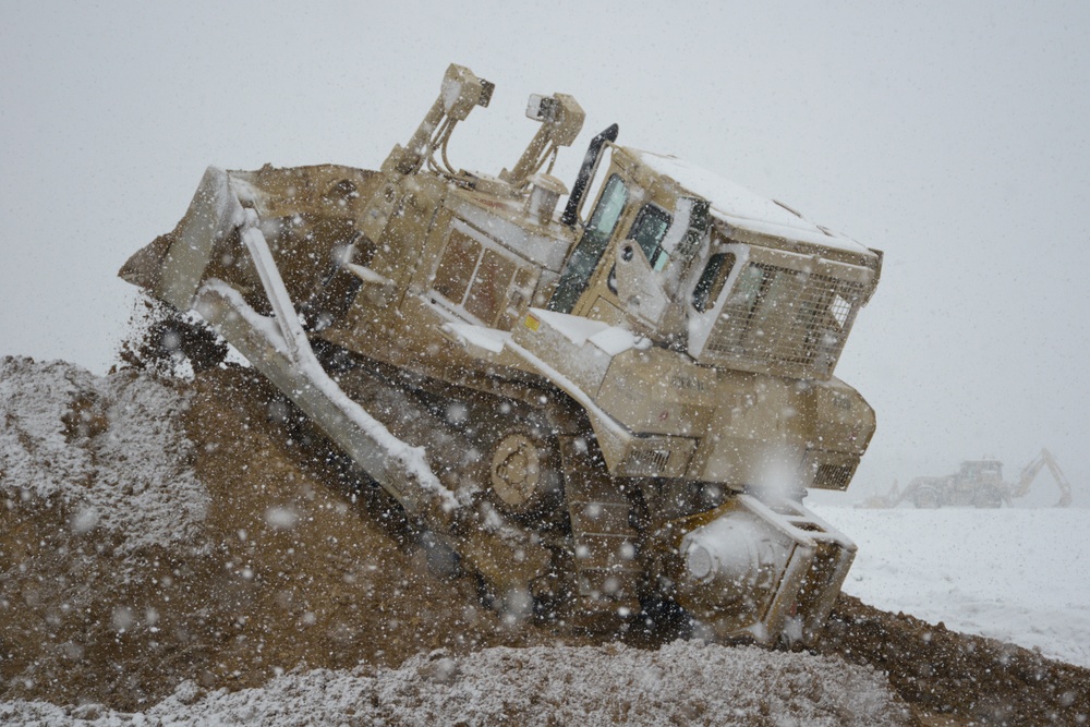 D9 bulldozer at Grafenwoehr Training Area