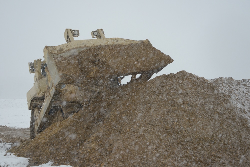 D9 bulldozer at Grafenwoehr Training Area