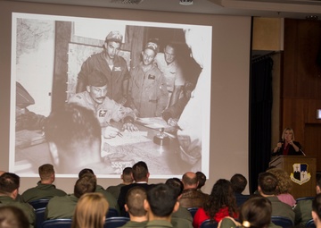 Daughter of USAF legend visits 480th FS
