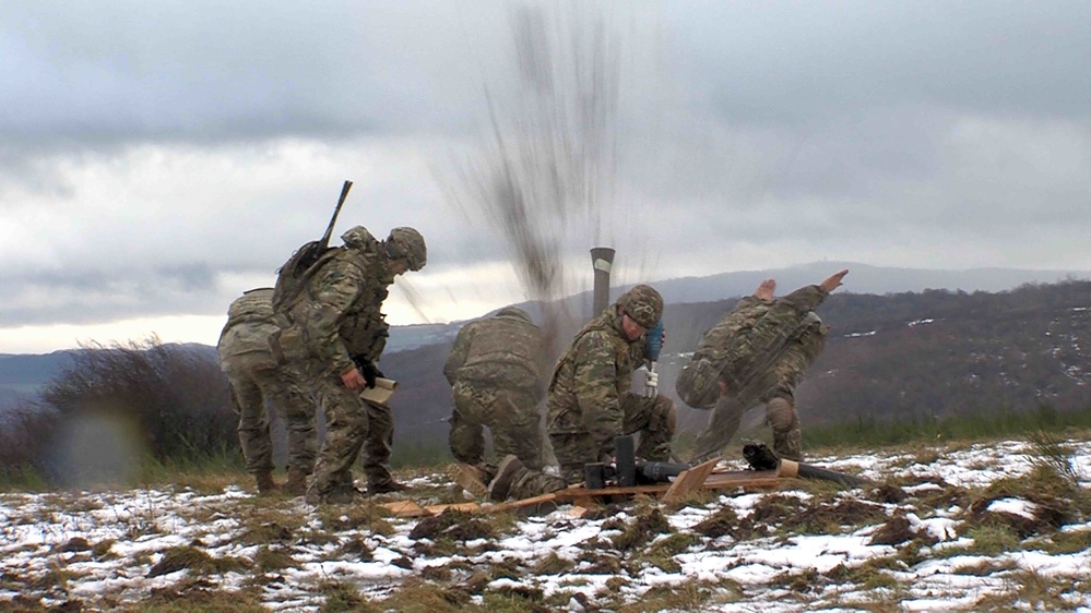 Mortar Live Fire Exercise