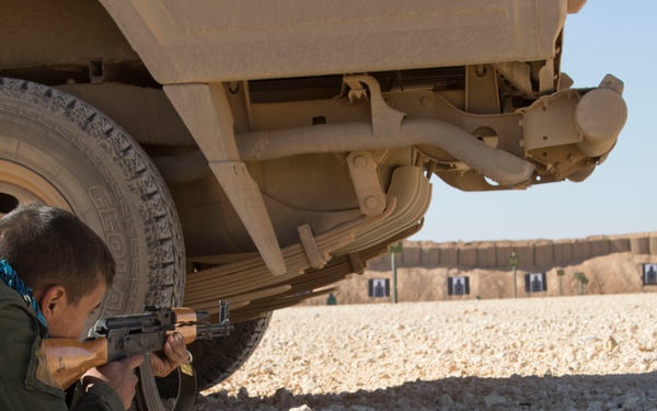 Raqqa Internal Security Force QRF Training
