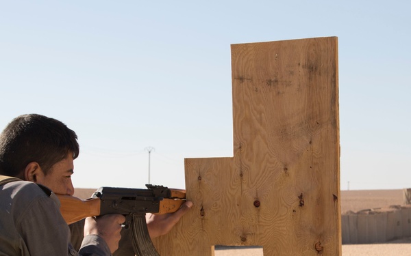 Raqqa Internal Security Force QRF Training