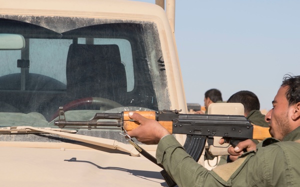Raqqa Internal Security Force QRF Training