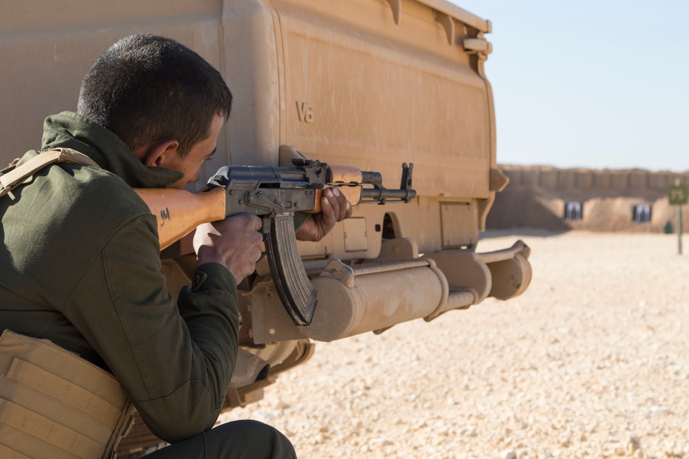 Raqqa Internal Security Force QRF Training