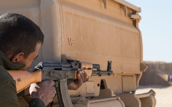 Raqqa Internal Security Force QRF Training