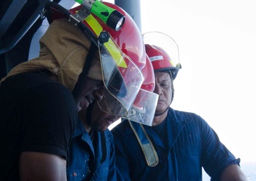 Frank Cable Holds Damage Control Drill