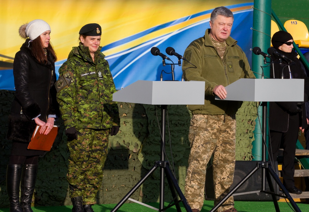 Ukrainian President and Canadian Governor General visits JMTG-U