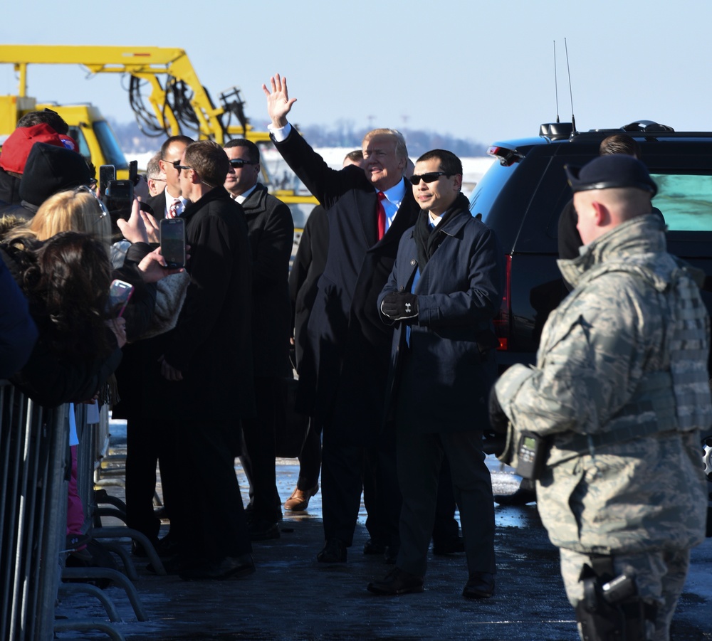 President Trump Arrives at 171st