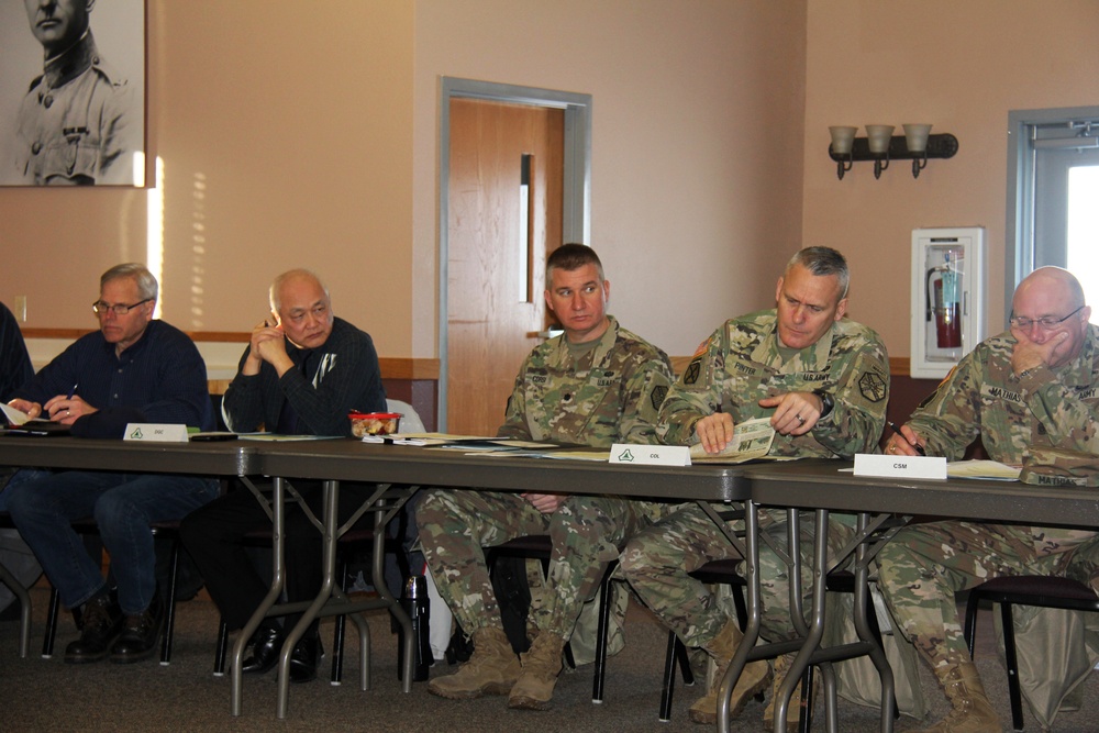 Fort McCoy Safety and Occupation Health Advisory Council meeting