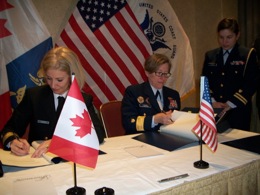 U. S., Canada Memorandum of Understanding signing