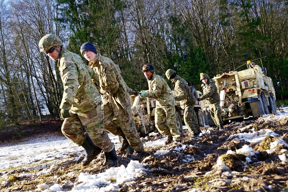1st ACB recovery teams get down and dirty during Allied Spirit VIII