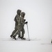 Students learn skiing techniques during Cold-Weather Operations Course at Fort McCoy