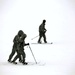 Students learn skiing techniques during Cold-Weather Operations Course at Fort McCoy