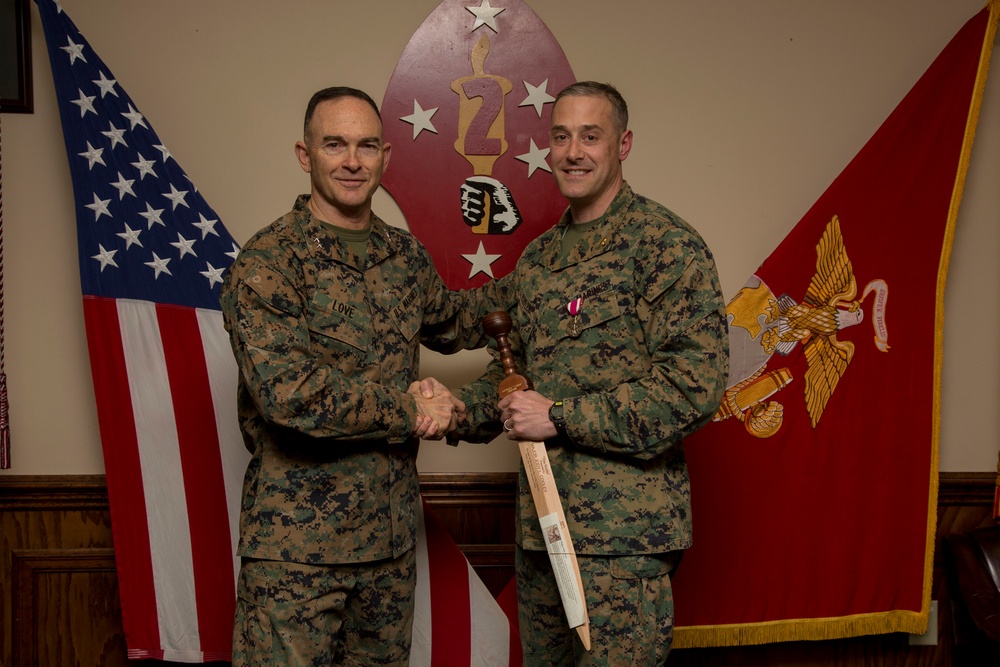 Maj. Jody L. Cooley's Award Ceremony