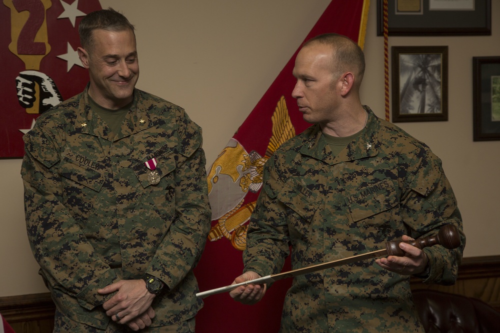 Maj. Jody L. Cooley's Award Ceremony