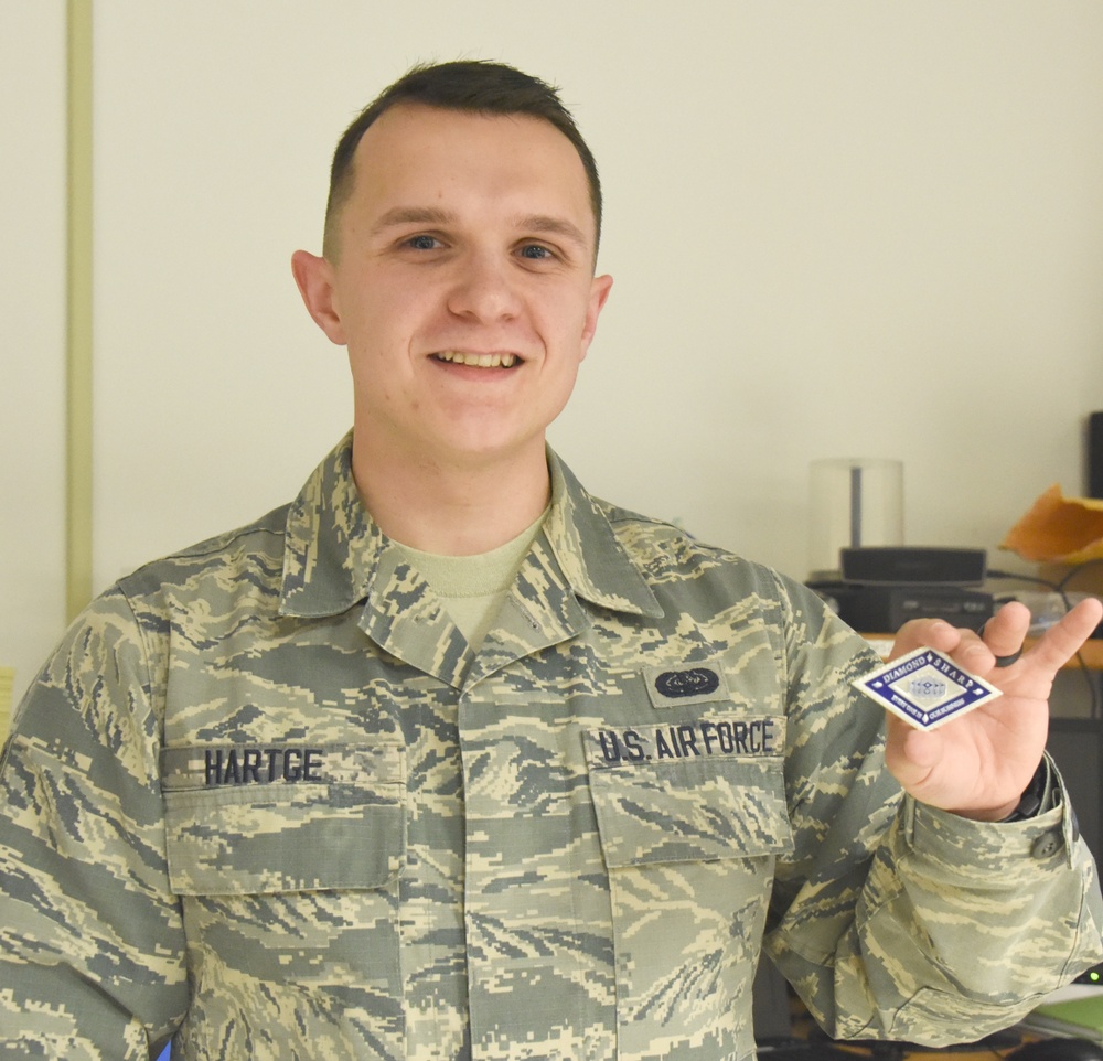 166th Communications Airman is ‘Diamond Sharp’ in Germany