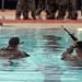 Soldiers perform Combat Water Survival Test