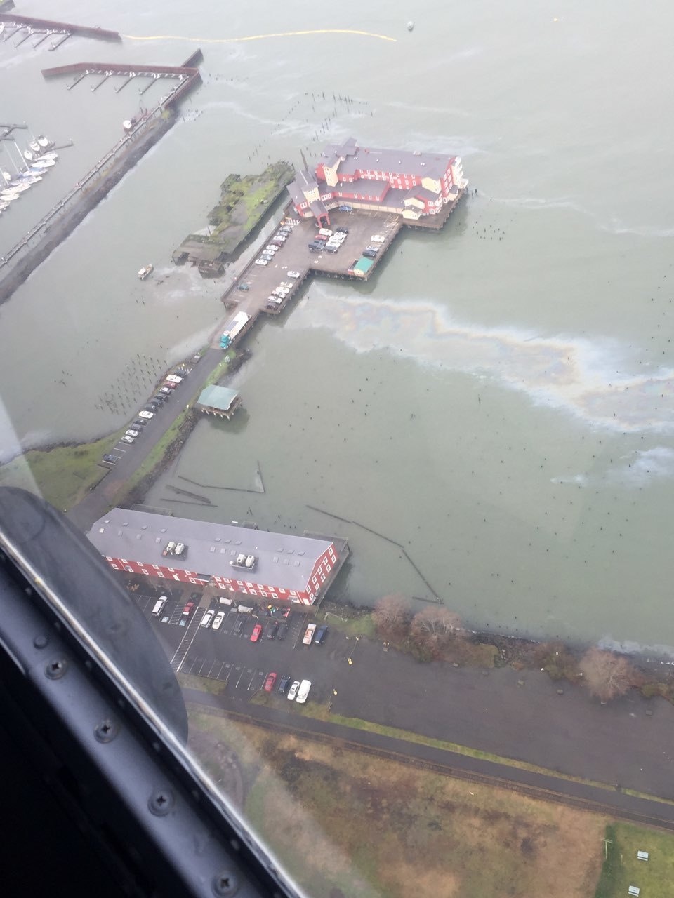 Coast Guard responding to oil sheen in Astoria, Oregon