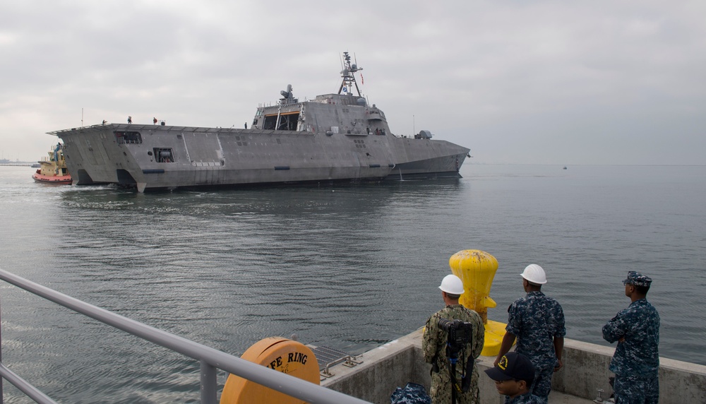 Future USS Omaha (LCS 12) Arrives at New Homeport San Diego