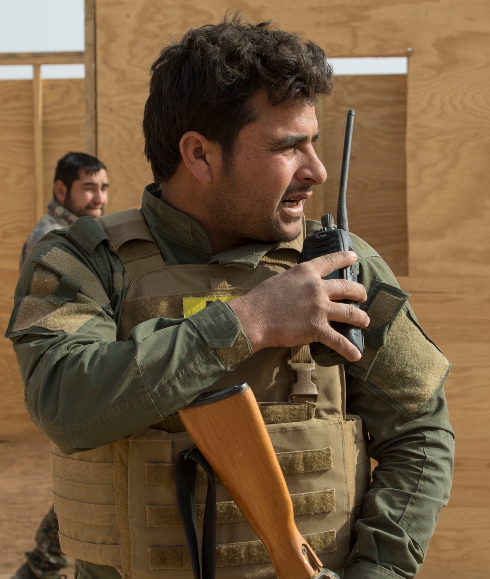 Raqqa Internal Security Force QRF Training